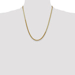 14k 3mm Silky Herringbone Chain - Product Photo