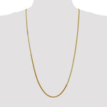 14k 3mm Silky Herringbone Chain - Product Photo