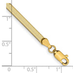 14k 3mm Silky Herringbone Chain - Product Photo