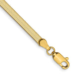 14k 3mm Silky Herringbone Chain - Product Photo