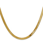 14k 4mm Silky Herringbone Chain - Product Photo