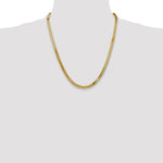 14k 4mm Silky Herringbone Chain - Product Photo