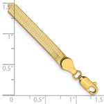 14k 4mm Silky Herringbone Chain - Product Photo