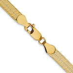 14k 5mm Silky Herringbone Chain - Product Photo