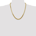 14k 5mm Silky Herringbone Chain - Product Photo
