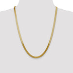14k 5mm Silky Herringbone Chain - Product Photo