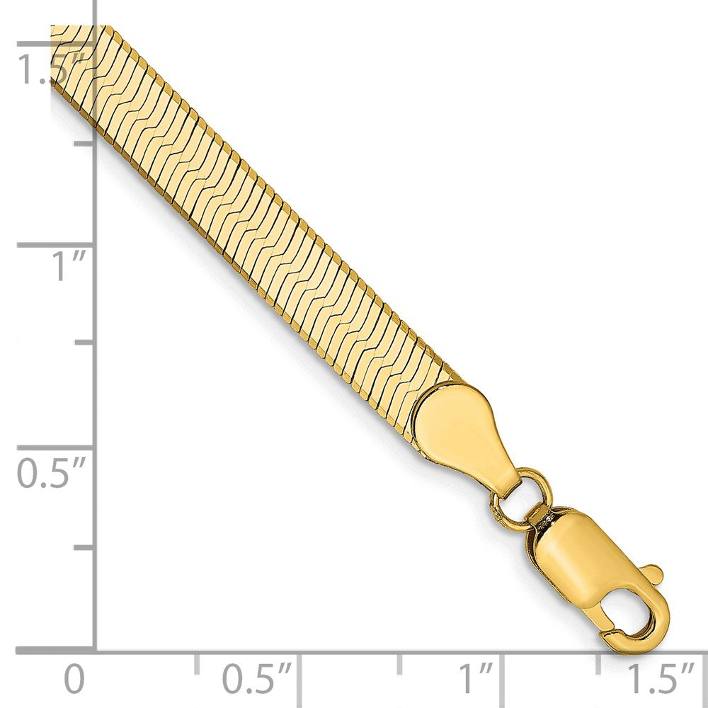 14k 5mm Silky Herringbone Chain - Product Photo