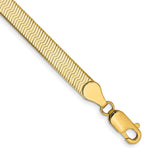 14k 5mm Silky Herringbone Chain - Product Photo