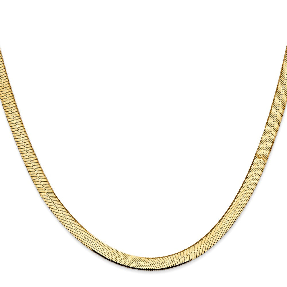 14k 5.5mm Silky Herringbone Chain - Product Photo