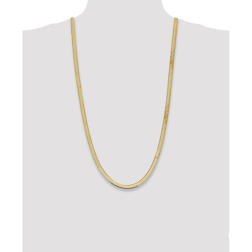 14k 5.5mm Silky Herringbone Chain - Product Photo