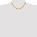 14k 6.5mm Silky Herringbone Chain - Product Photo
