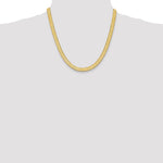 14k 6.5mm Silky Herringbone Chain - Product Photo