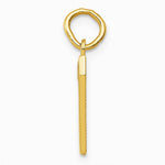 10K / 14K Yellow Gold Small Polished Number 7 Charm - Product Photo