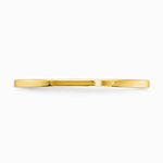 14K Yellow Gold Gold 1.2mm Flat Stackable Band - Product Photo