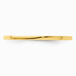 14K Yellow Gold Gold 1.2mm Flat Stackable Band - Product Photo