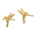 14k Hummingbird Post Earrings - Product Photo