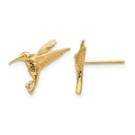 14k Hummingbird Post Earrings - Product Photo