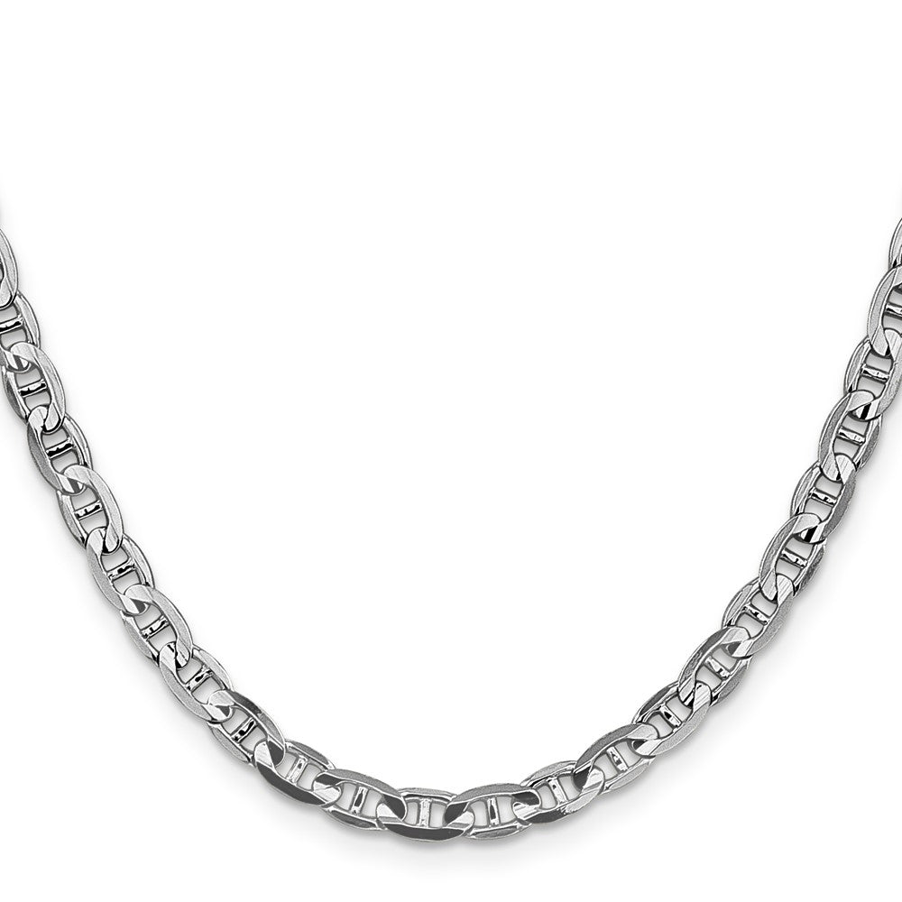 14k White Gold 4.5mm Concave Anchor - Product Photo