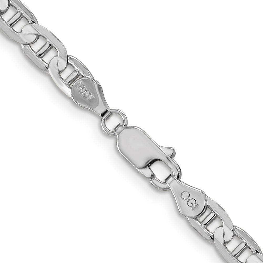 14k White Gold 4.5mm Concave Anchor - Product Photo