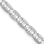 14k White Gold 4.5mm Concave Anchor - Product Photo