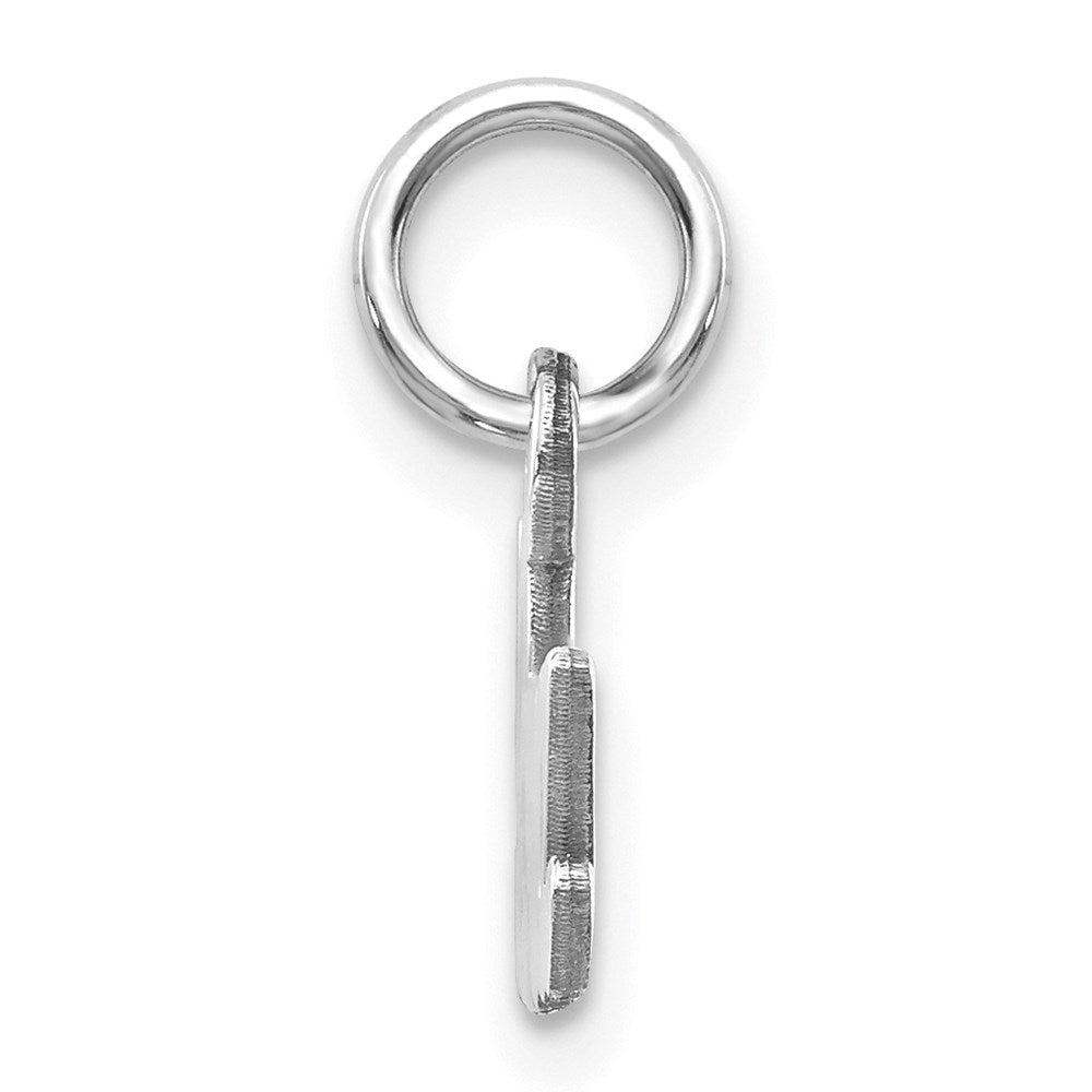 14k White Gold Satin NANA Charm - Product Photo
