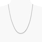 14K White Gold 2.0 mm Franco Chain Necklace 16"-30" - Product Photo