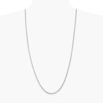 14K White Gold 2.0 mm Franco Chain Necklace 16"-30" - Product Photo