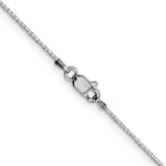 14k White Gold .95mm Box Chain - Product Photo