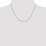 14k White Gold .95mm Box Chain - Product Photo