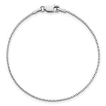 14k White Gold .95mm Box Chain - Product Photo