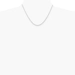 14K White Gold 2.0mm Diamond-Cut Quadruple Rope Chain Necklace 16"-30" - Product Photo