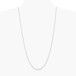 14K White Gold 2.0mm Diamond-Cut Quadruple Rope Chain Necklace 16"-30" - Product Photo