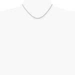 14K White Gold 1.6 mm Round Snake Chain Necklace 16"-30" - Product Photo