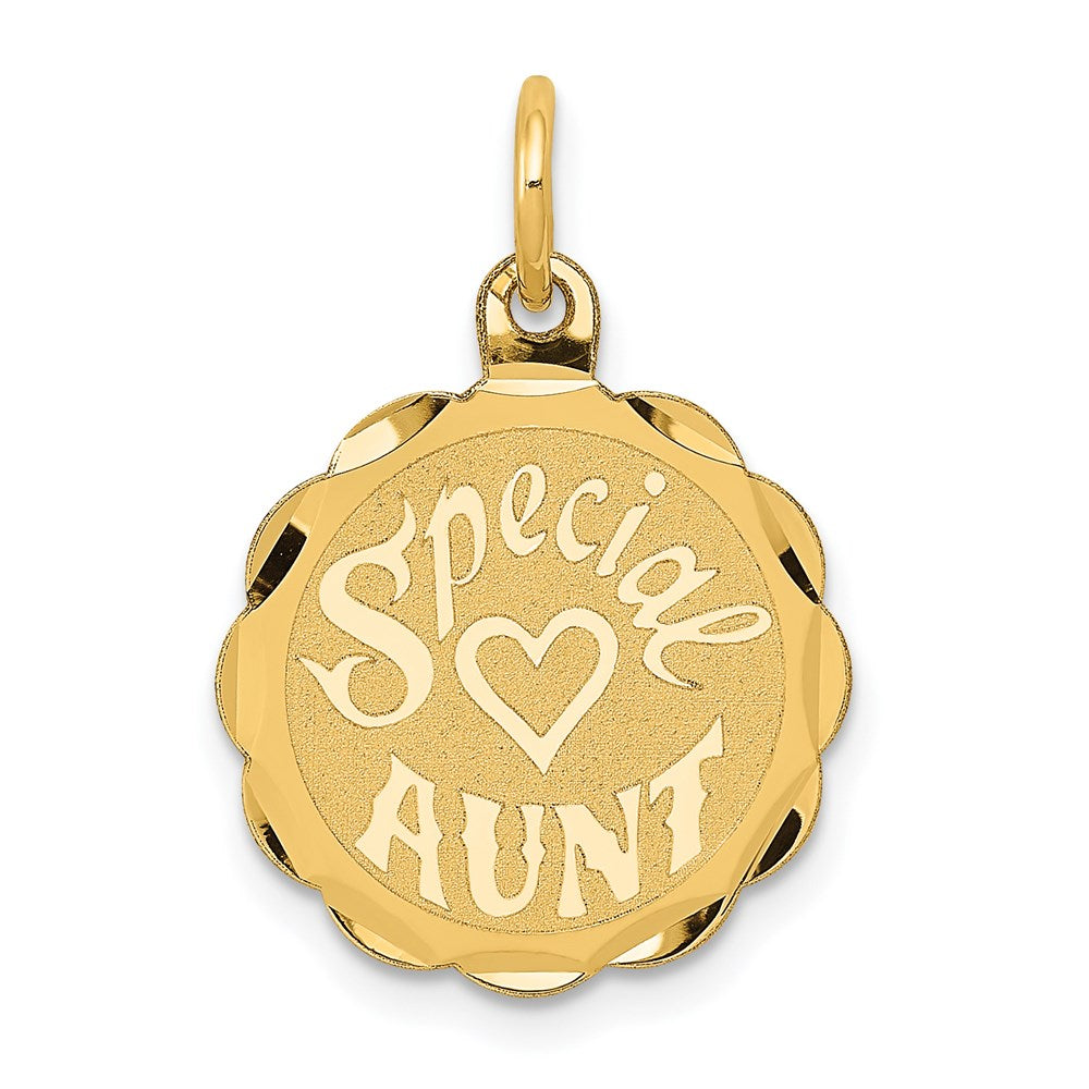 14K SPECIAL AUNT Charm - Product Photo