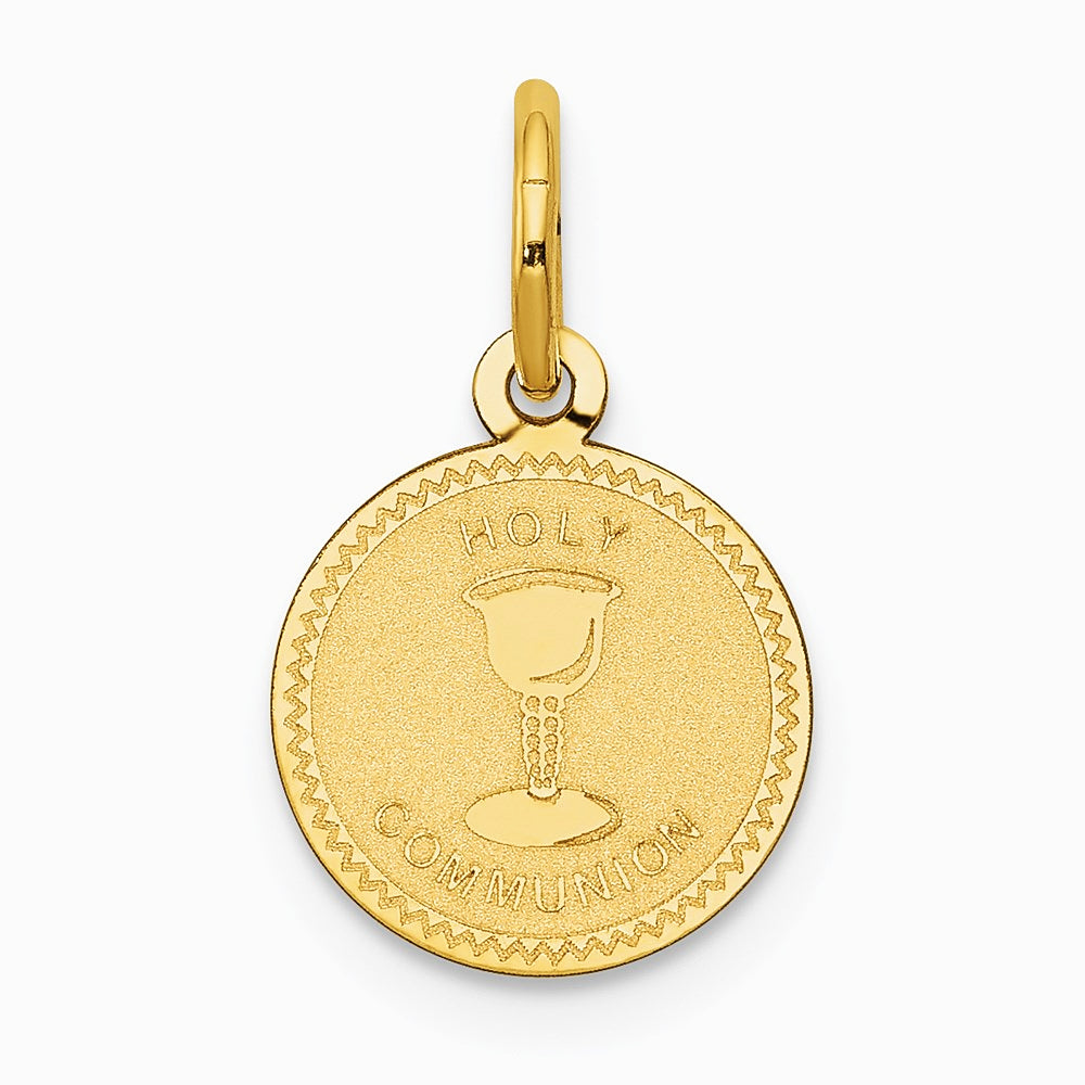 14K Yellow Gold Holy Communion Charm