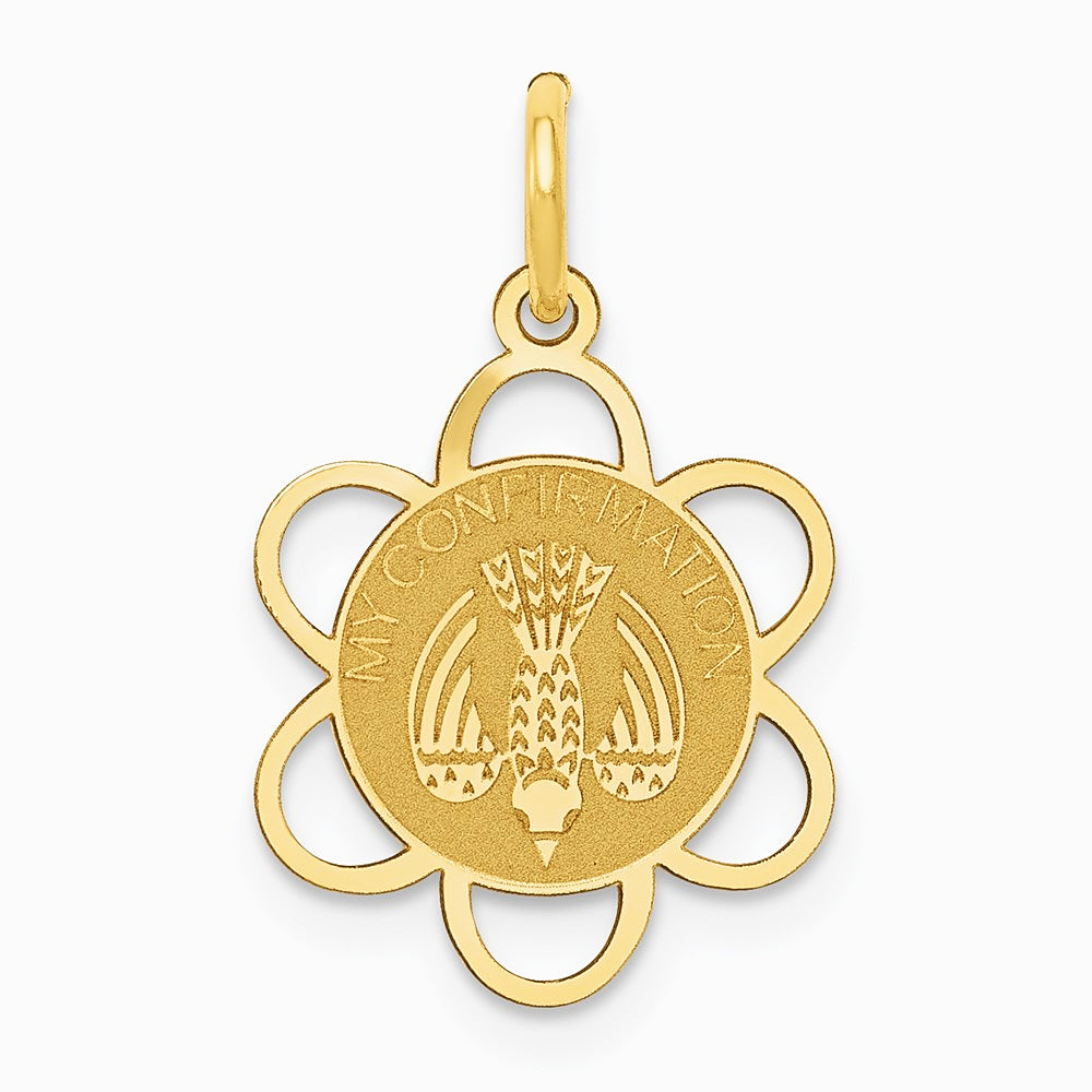 14K Yellow Gold My Confirmation Charm
