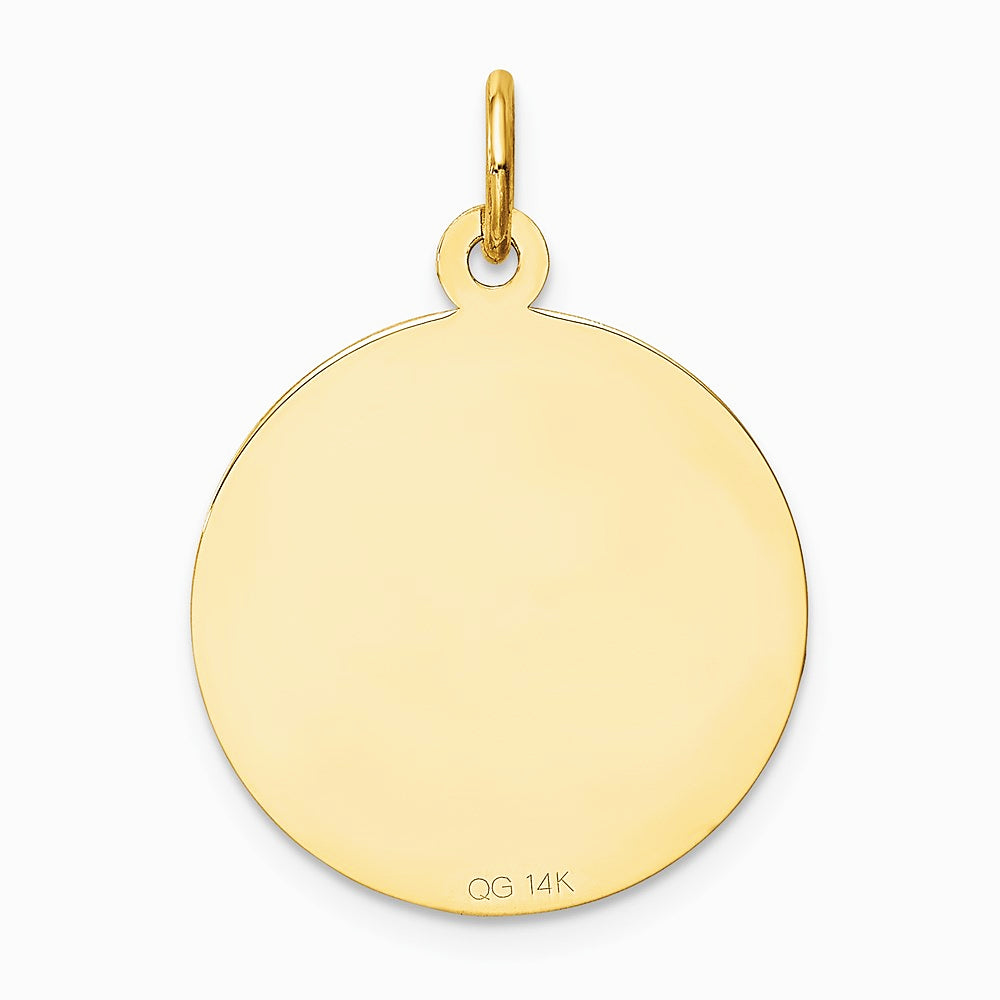14K Yellow Gold My Confirmation Pendant - Product Photo