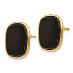 14k Black Onyx Earrings - Product Photo