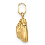 14k 3-D Polished Camera Charm - Product Photo