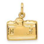 14k 3-D Polished Camera Charm - Product Photo