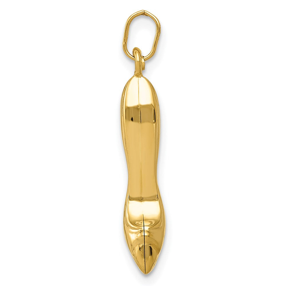 14K  3D High Heel Shoe Charm - Product Photo