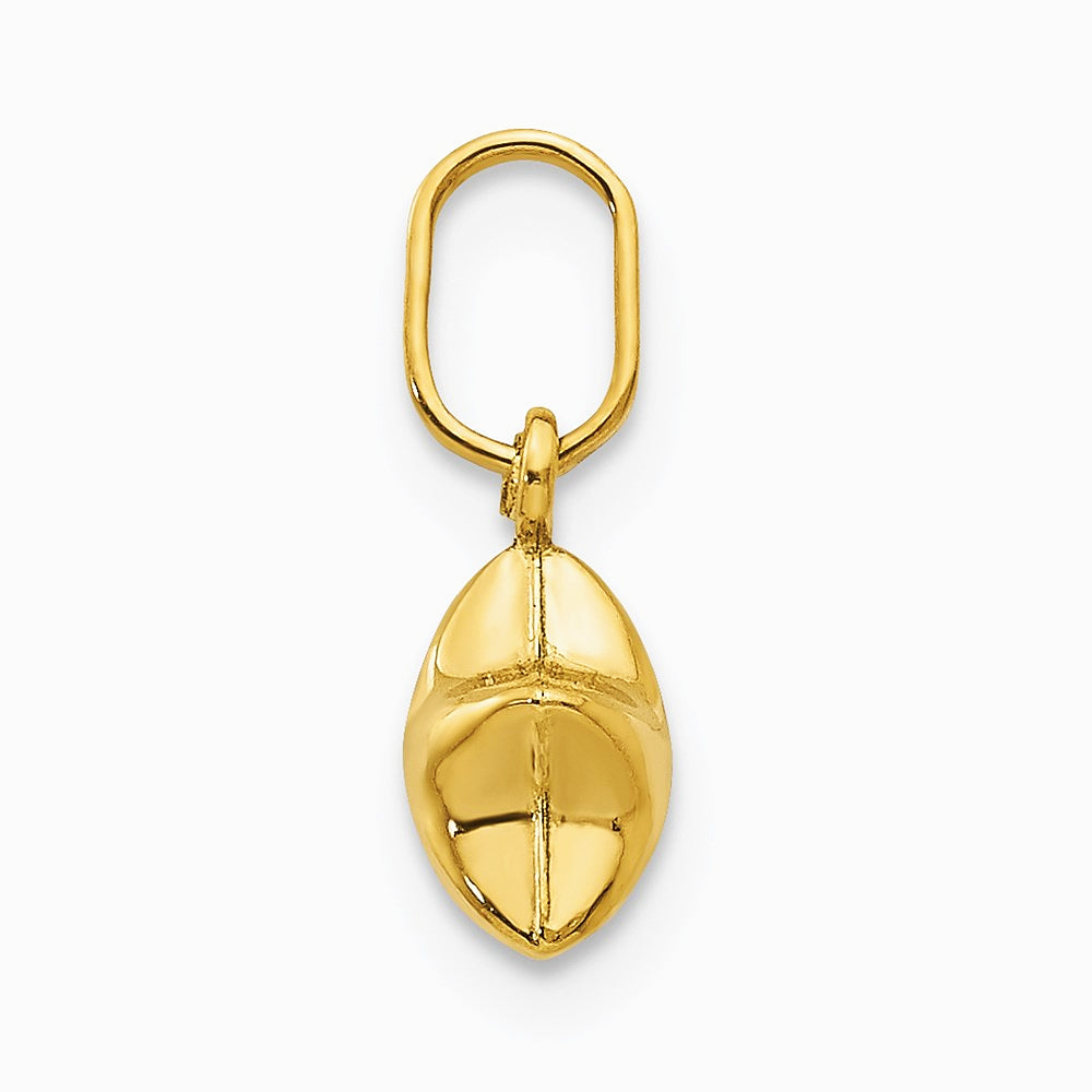 14K Yellow Gold 3D Puffed Star Charm - Product Photo