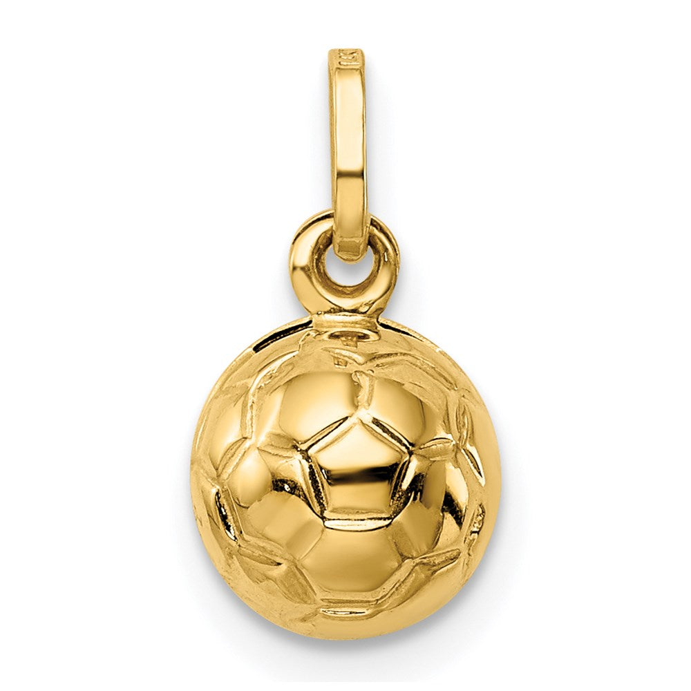 14k 3-D Soccer Ball Charm - Product Photo