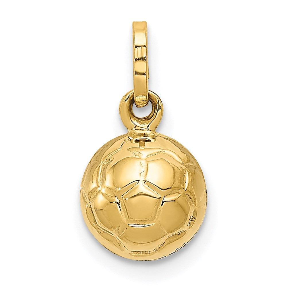 14k 3-D Soccer Ball Charm - Product Photo