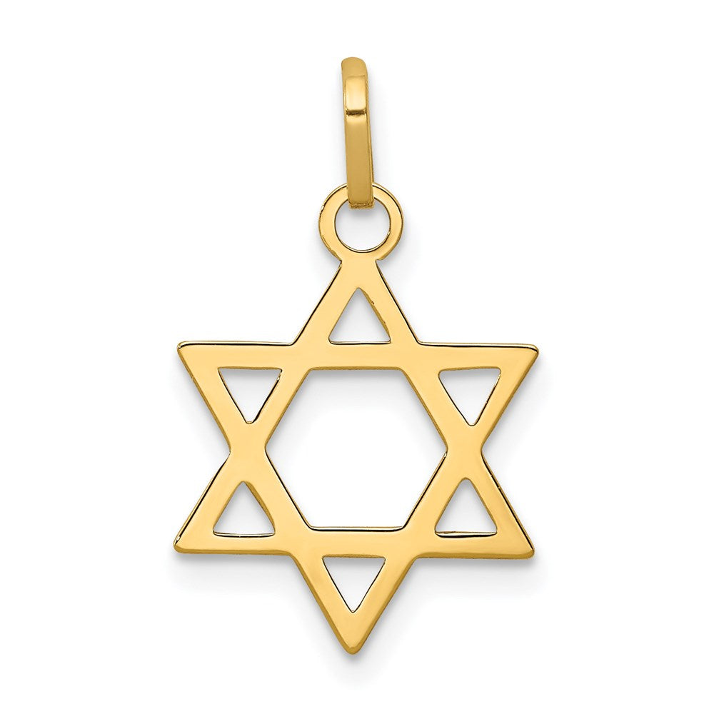 14k Star of David Pendant - Product Photo