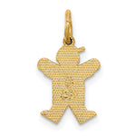 14k Mini Boy Joy Charm - Product Photo