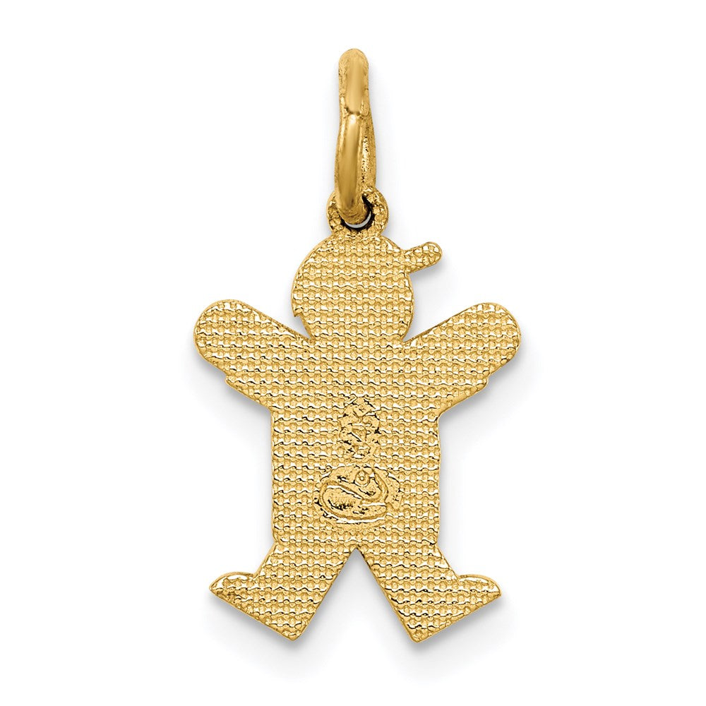 14k Mini Boy Joy Charm - Product Photo
