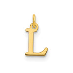 10K / 14K Yellow Gold 10ky Cutout Letter L Initial Charm - Product Photo