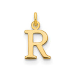 10K / 14K Yellow Gold 10ky Cutout Letter R Initial Charm - Product Photo