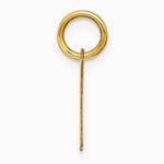 14K Yellow Gold 14ky Letter K Initial Pendant - Product Photo